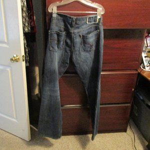 Helix 36X34 Slim Boot Men's Jeans